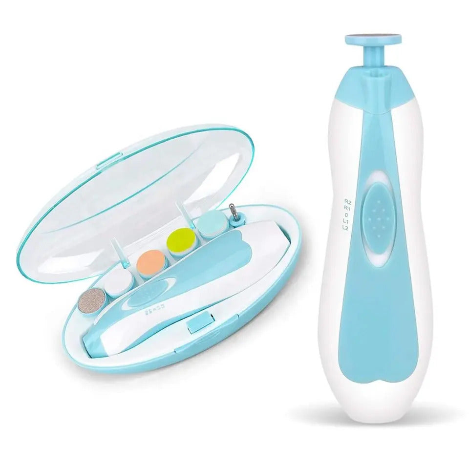 Baby Nail Trimmer 6 in 1 - A Safe Electric Trimmer for Baby Nails