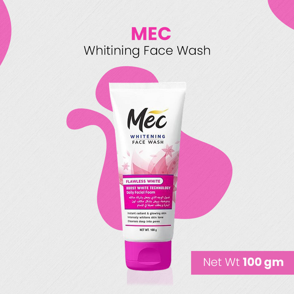 Mec Whitening Flawless White Face wash 100gm