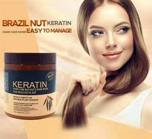 Keratin Hair Mask Brazil Nut for Healthy Scalp 500ml