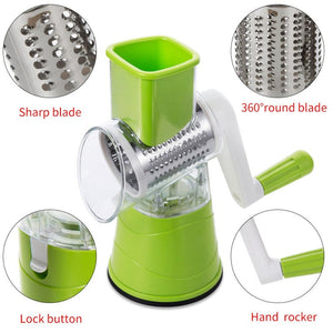 table top drum multi functional roller vegetable cutter