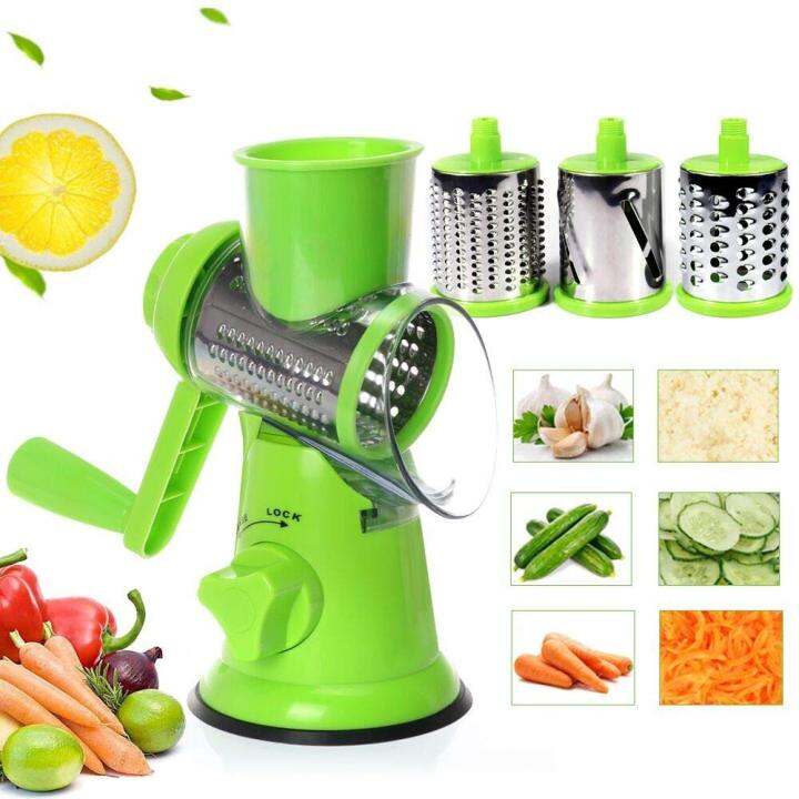 table top drum multi functional roller vegetable cutter