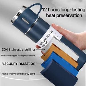 Stainless Steel Vacuum Thermal Flask Set