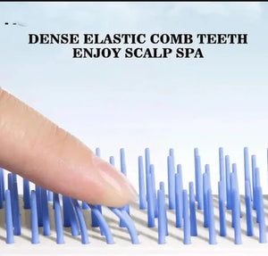 Self-cleaning hair brush comb