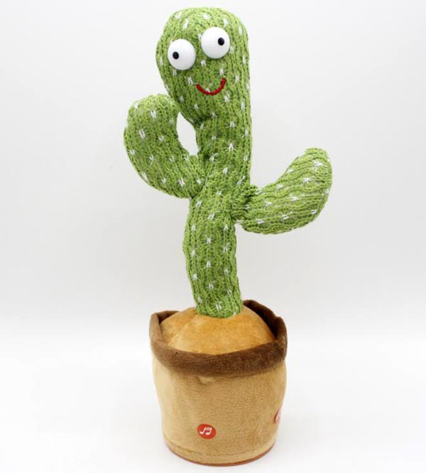 Cactus Dancing Repeat Sing Rechargeable Toy