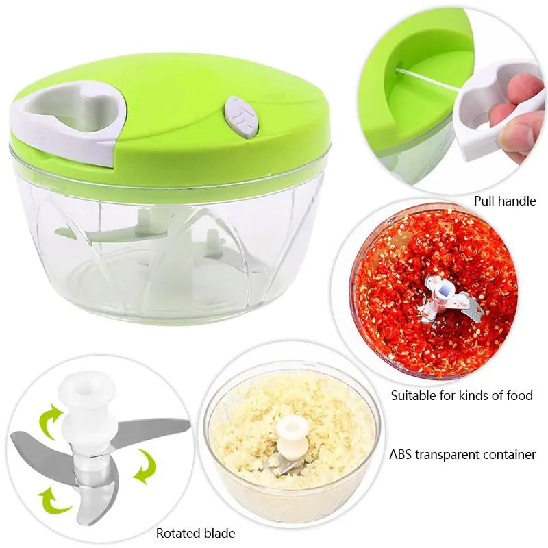 Mini speedy manual  hand chopper