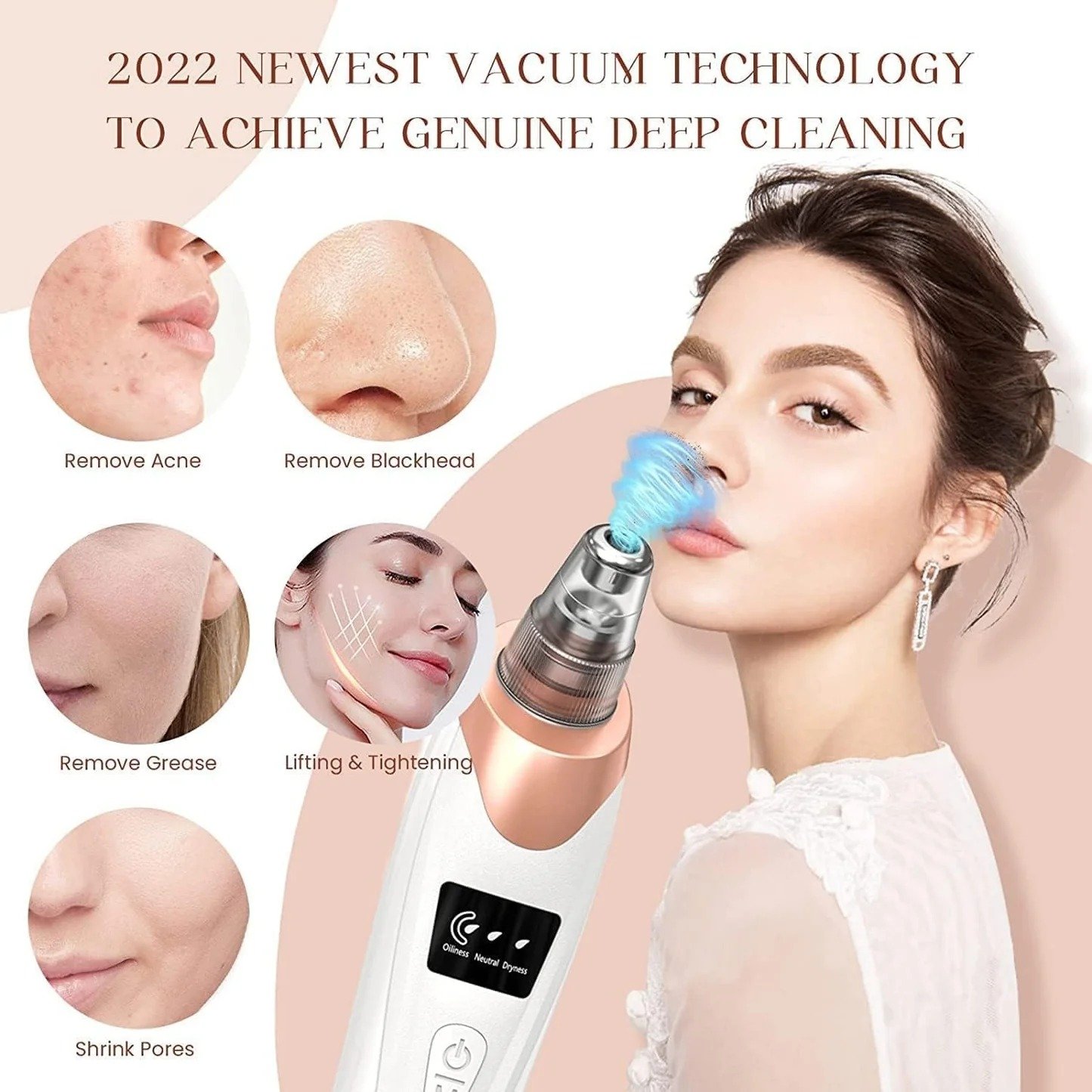 5-in-1 Electric Blackhead & Pore Cleaner for Face