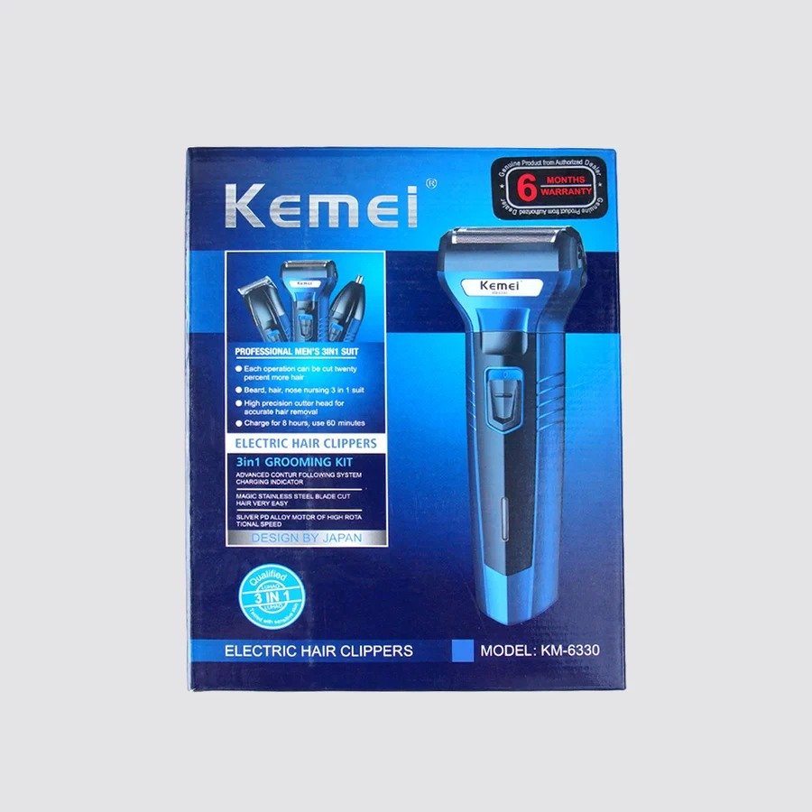 KM-6330 3 in 1 Grooming Kit